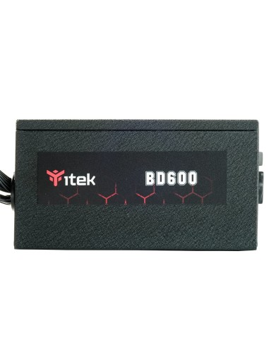 itek BD600 alimentatore per computer 600 W 24-pin ATX ATX Nero