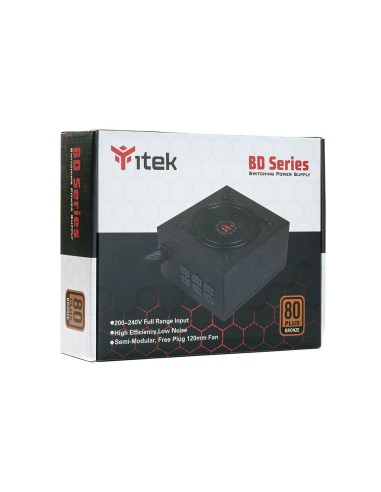 itek BD700 alimentatore per computer 700 W 24-pin ATX ATX Nero