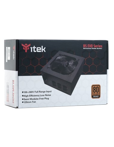 itek BS750 alimentatore per computer 750 W 24-pin ATX ATX Nero