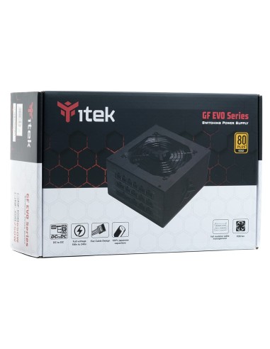 itek GF650 alimentatore per computer 650 W 24-pin ATX ATX Nero