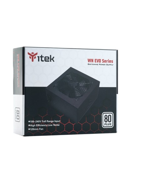 itek WN600 alimentatore per computer 600 W 24-pin ATX ATX Nero