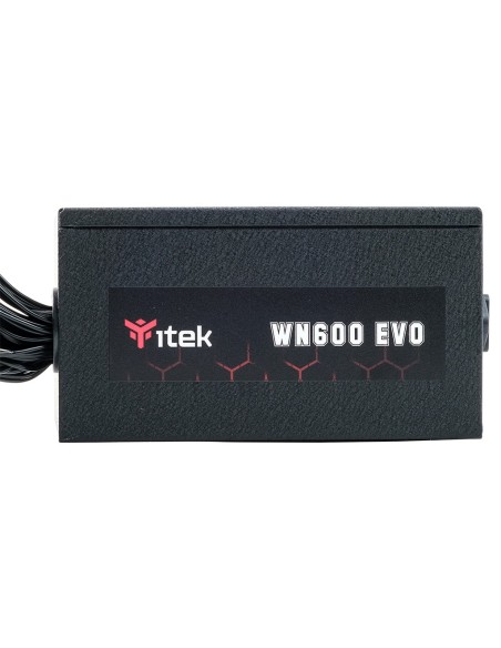 itek WN600 alimentatore per computer 600 W 24-pin ATX ATX Nero