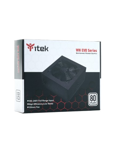 itek WN700 alimentatore per computer 700 W 24-pin ATX ATX Nero