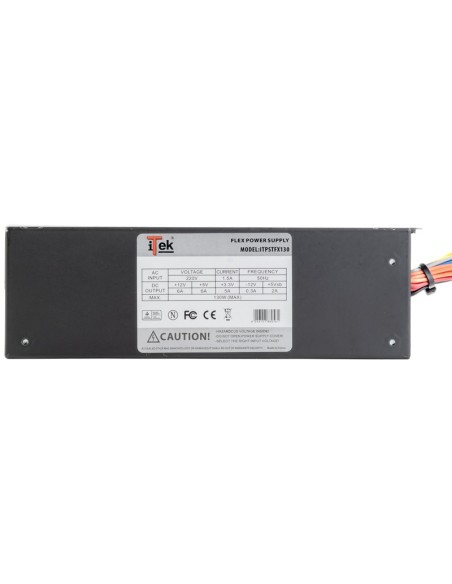 itek ITPSTFX130 alimentatore per computer 130 W 20+4 pin ATX ATX Nero