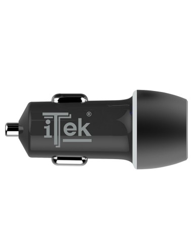 itek ITSCCUC42 Caricabatterie per dispositivi mobili Nero Auto