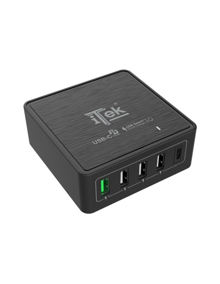 itek ITSCT4UC60 Caricabatterie per dispositivi mobili Nero Interno