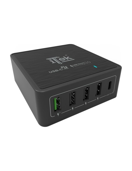 itek ITSCT4UC60 Caricabatterie per dispositivi mobili Nero Interno