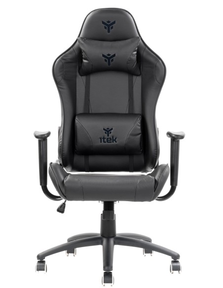 itek PLAYCOM PM20 Sedia per gaming universale Seduta imbottita Nero itek PLAYCOM PM20 Sedia per gaming universale Seduta imbottita Nero