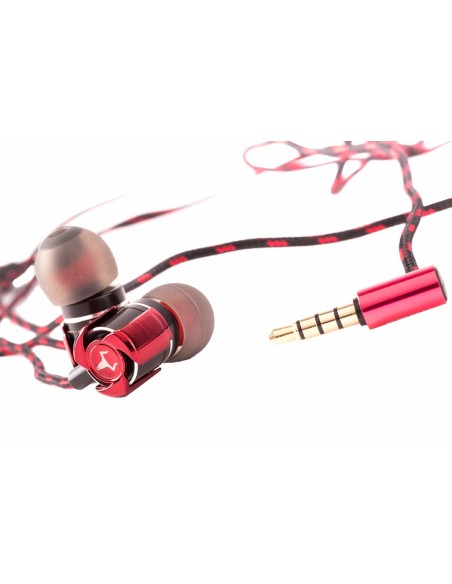 itek Taurus IE100 Auricolare Cablato In-ear Giocare Nero, Rosso
