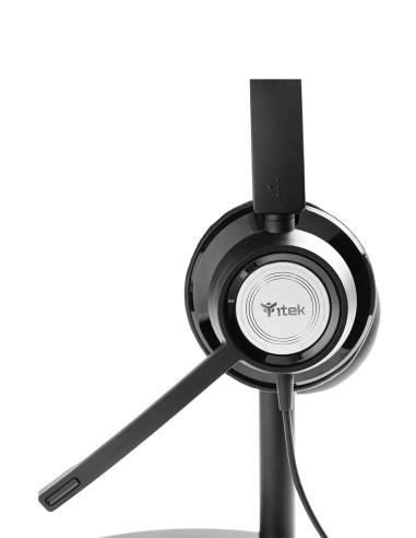 itek H362 Auricolare Cablato A Padiglione Ufficio Nero