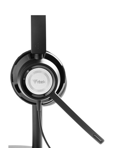 itek H362 Auricolare Cablato A Padiglione Ufficio Nero
