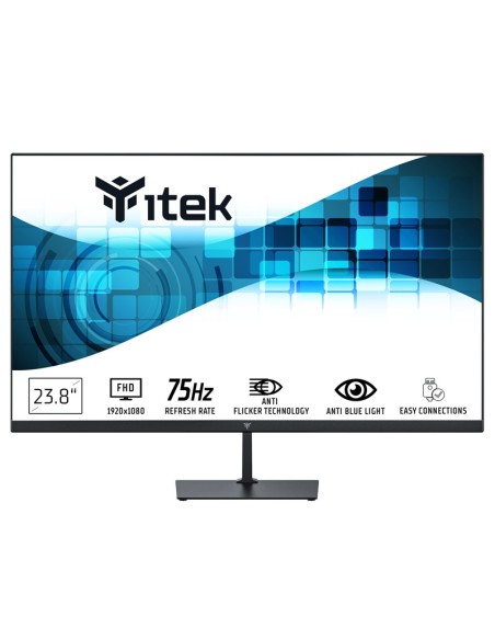itek GWF 60,5 cm (23.8") 1920 x 1080 Pixel Full HD LED Nero