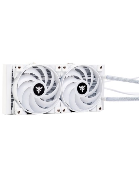 itek EVOLIQ 240 ARGB (White Edition) Processore Raffreddatore di liquidi tutto in uno 12 cm Bianco