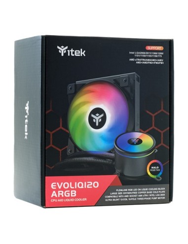 itek EVOLIQ 120 ARGB Processore Raffreddatore di liquidi tutto in uno 12 cm