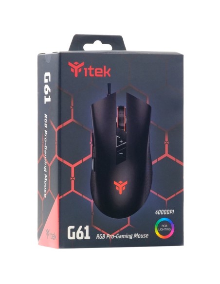 itek G61 mouse Mano destra USB tipo A Laser 4000 DPI