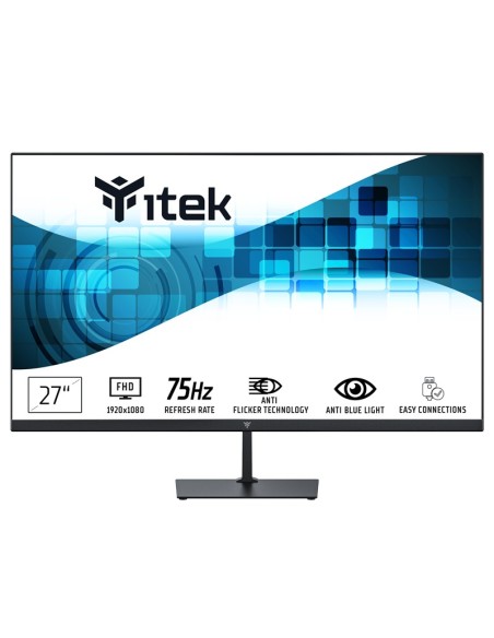 itek GWF 68,6 cm (27") 1920 x 1080 Pixel Full HD LED Nero