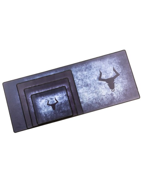 itek ITMPF1XXL tappetino per mouse Tappetino per mouse per gioco da computer Nero, Blu
