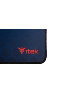 itek E1 Tappetino per mouse per gioco da computer Nero, Rosso 2