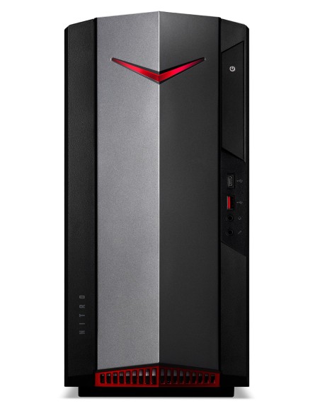Acer NITRO 50 N50-640 i5-12400F Desktop Intel® Core™ i5 8 GB DDR4-SDRAM 512 GB SSD Windows 11 Home PC Nero