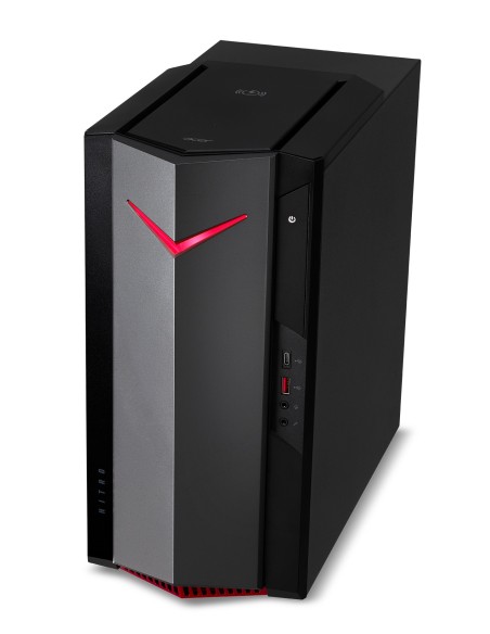 Acer NITRO 50 N50-640 i5-12400F Desktop Intel® Core™ i5 8 GB DDR4-SDRAM 512 GB SSD Windows 11 Home PC Nero