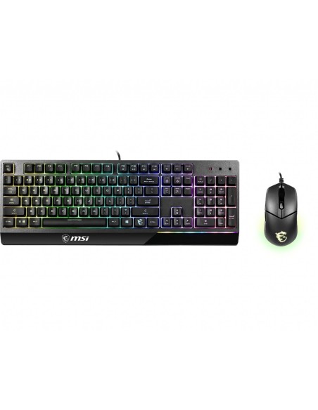 MSI S11-04IT601-CLA tastiera Mouse incluso USB QWERTY Inglese britannico Nero
