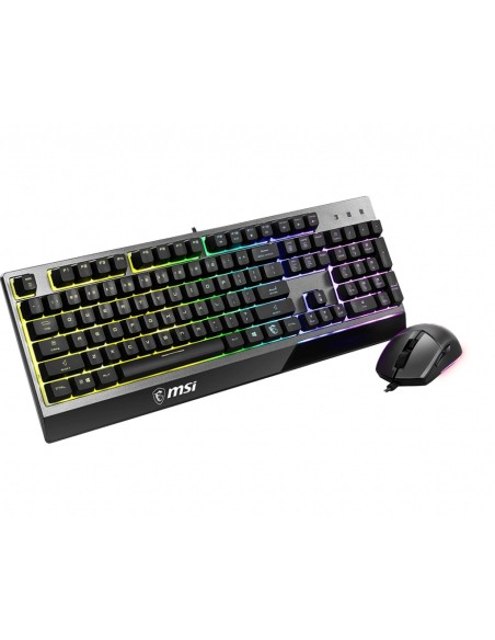MSI S11-04IT601-CLA tastiera Mouse incluso USB QWERTY Inglese britannico Nero