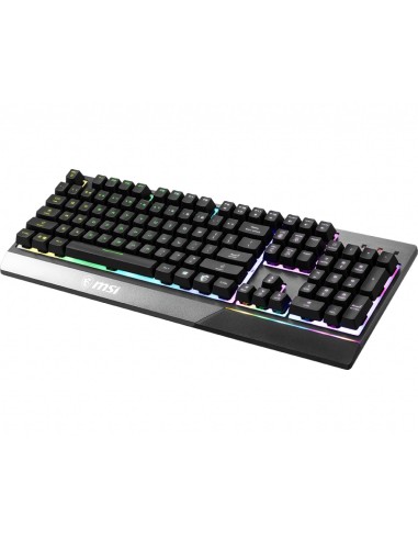 MSI S11-04IT220-CLA tastiera USB QWERTY Inglese UK Nero