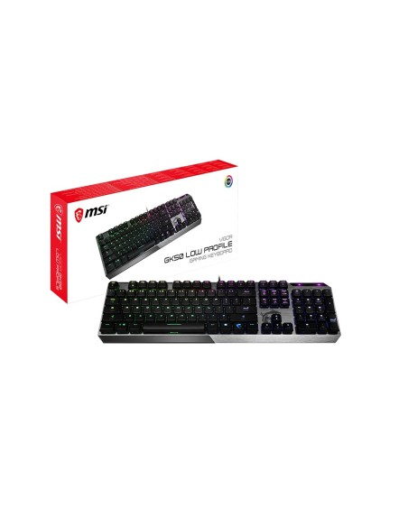 MSI Vigor GK50 Low Profile tastiera USB Nero