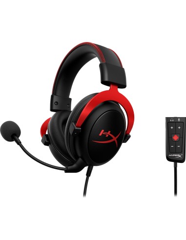 HyperX Cloud II – Cuffie da gaming (nero-rosso)