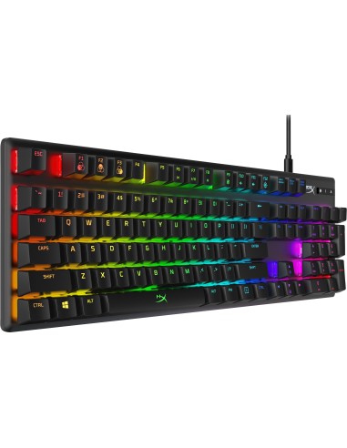 HyperX Alloy Origins – Tastiera meccanica da gaming – HX Aqua (layout USA)