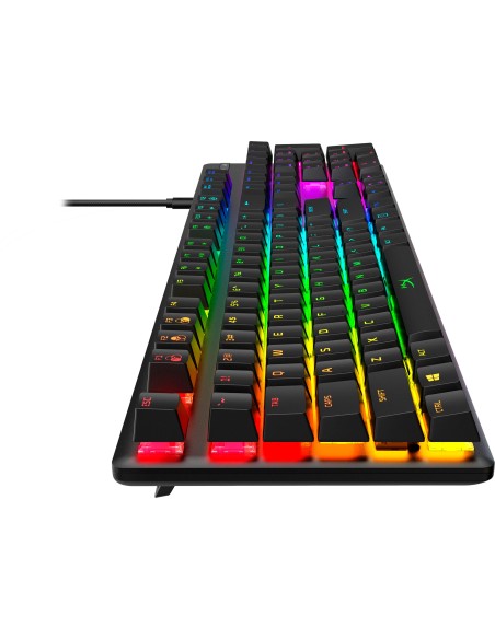 HyperX Alloy Origins – Tastiera meccanica da gaming – HX Aqua (layout USA)