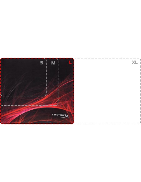 HyperX FURY S – Mouse Pad da gaming – Speed Edition – Tessuto (L)
