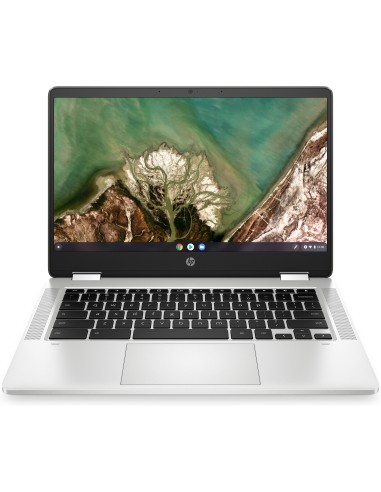 HP Chromebook x360 14a-ca0013nl N4120 35,6 cm (14") Touch screen Full HD Intel® Celeron® 4 GB LPDDR4-SDRAM 64 GB eMMC Wi-Fi 5