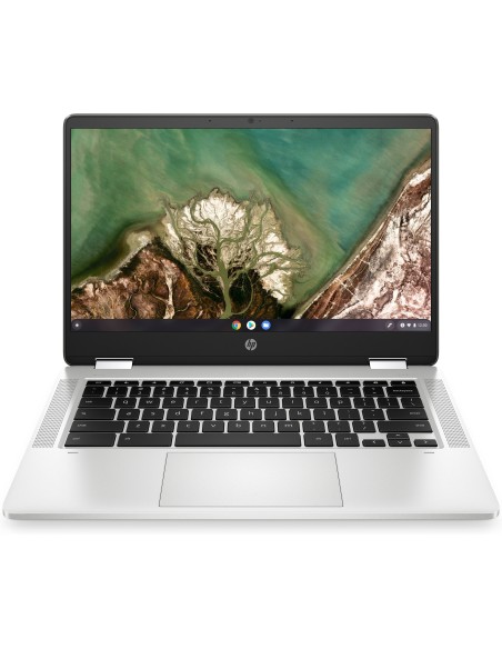 HP Chromebook x360 14a-ca0013nl N4120 35,6 cm (14") Touch screen Full HD Intel® Celeron® 4 GB LPDDR4-SDRAM 64 GB eMMC Wi-Fi 5