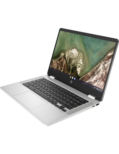 HP Chromebook x360 14a-ca0013nl N4120 35,6 cm (14") Touch screen Full HD Intel® Celeron® 4 GB LPDDR4-SDRAM 64 GB eMMC Wi-Fi 5