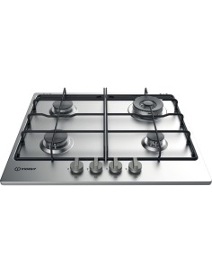Indesit THP 642 W IX I RU Acciaio inossidabile Da incasso 58 cm Gas 4 Fornello(i)