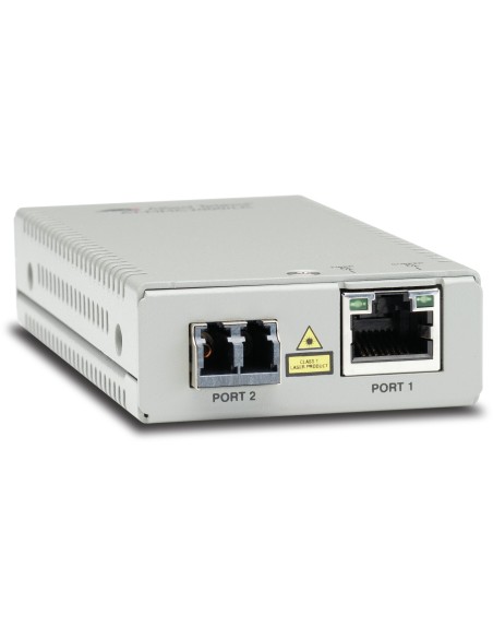 Allied Telesis AT-MMC2000 LC-60 convertitore multimediale di rete 1000 Mbit s 850 nm Modalità multipla Argento