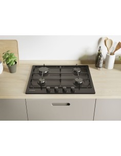Candy Timeless CHW6BRBB Nero Da incasso 60 cm Gas 4 Fornello(i) 2