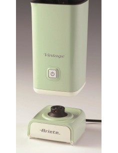 Ariete 2878 Cappuccinatore Vintage, Montalatte Elettrico Vintage per cappuccino, latte macchiato e caffèlatte, 500 W, Capacità 2