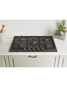 Candy Classic CHW74WGTGH Antracite Da incasso 75 cm Gas 5 Fornello(i) 2
