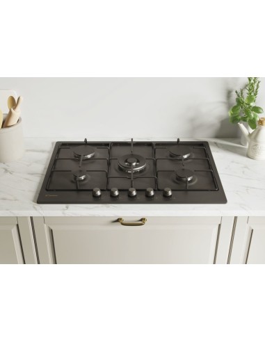 Candy Classic CHW74WGTGH Antracite Da incasso 75 cm Gas 5 Fornello(i)