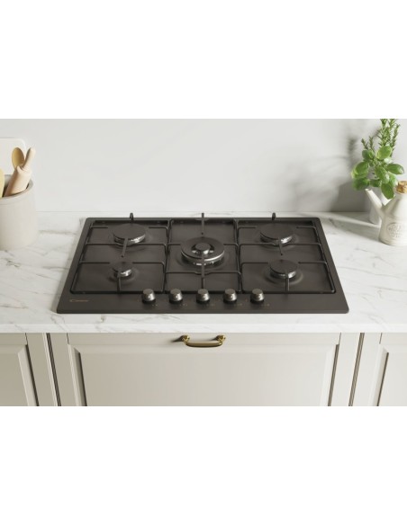 Candy Classic CHW74WGTGH Antracite Da incasso 75 cm Gas 5 Fornello(i)