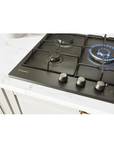Candy Classic CHW74WGTGH Antracite Da incasso 75 cm Gas 5 Fornello(i)