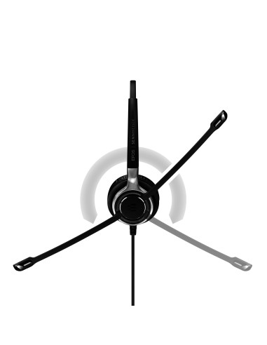 EPOS | SENNHEISER IMPACT SC 630 Auricolare Cablato A Padiglione Musica e Chiamate Nero, Argento