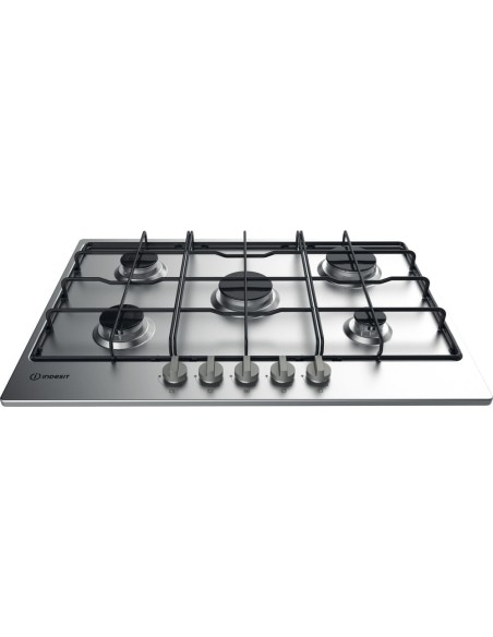 Indesit THP 752 IX I Acciaio inossidabile Da incasso 73 cm Gas 5 Fornello(i)