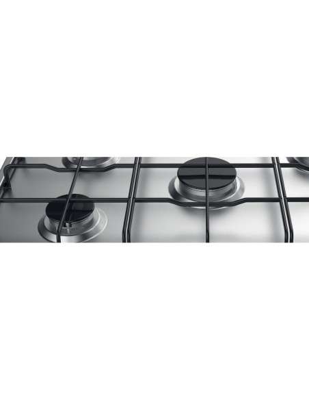 Indesit THP 752 IX I Acciaio inossidabile Da incasso 73 cm Gas 5 Fornello(i)