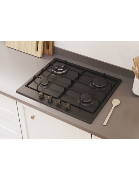 Candy Classic CHW6BR4WGTGH Antracite Da incasso 59 cm Gas 4 Fornello(i)