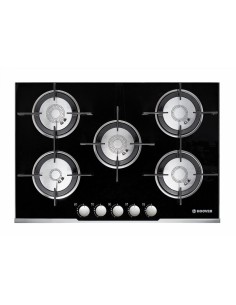 Hoover H-HOB 700 GAS HGV75SXV B Nero Da incasso 74.5 cm 5 Fornello(i)