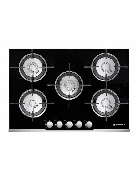 Hoover H-HOB 700 GAS HGV75SXV B Nero Da incasso 74.5 cm 5 Fornello(i)