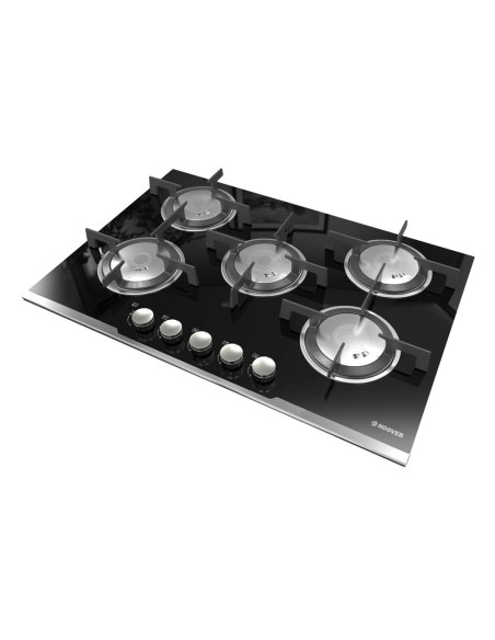 Hoover H-HOB 700 GAS HGV75SXV B Nero Da incasso 74.5 cm 5 Fornello(i)